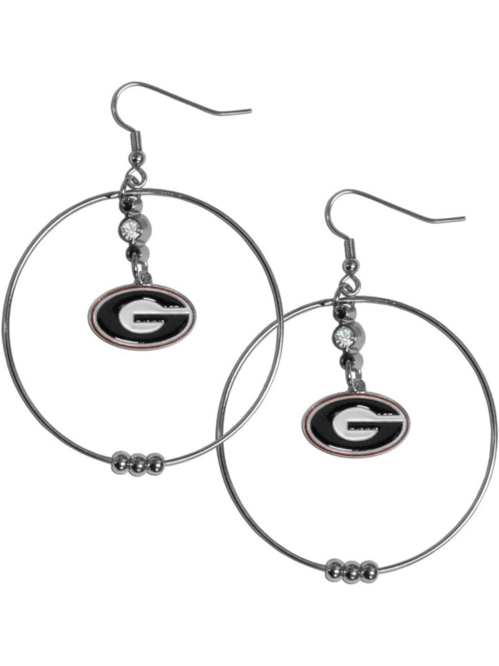 Stylish 2-Inch NCAA Hoop Earrings | Perfect for Game Day & Sports Fans